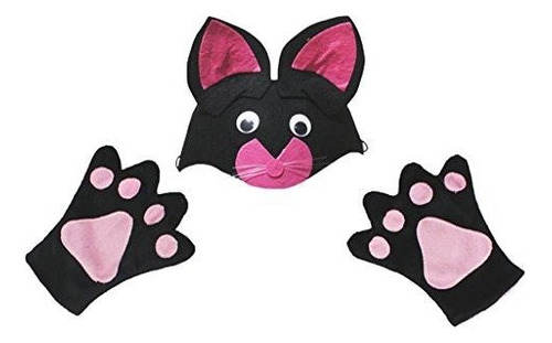 Disfraz De Niño - Petitebella Negro Gato Sombrero Guantes Un