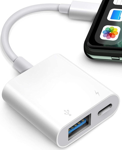 Adaptador De Lightning A Usb 3.0 Otg, Compatible Con Lphone