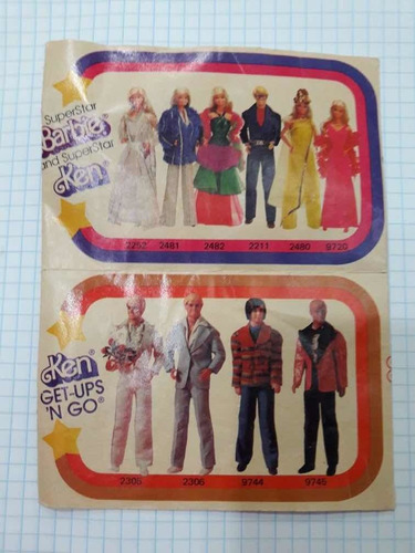Catálogo De Barbie Muñecas De 1978