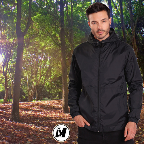 Chaqueta Hombre Rompevientos Deportiva Impermeable Invierno Con Capota Capucha Moda Masculina Liviana Urbana Ropa De Calle Calidad Premium
