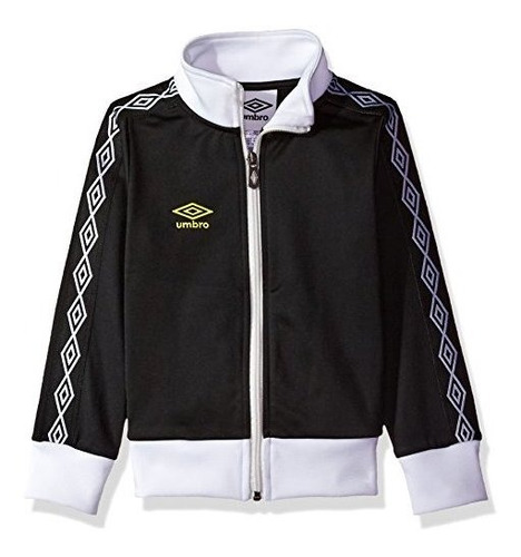 Chaqueta Umbro Niñas Doble Diamante, Negro - Blanco, Tamaño 