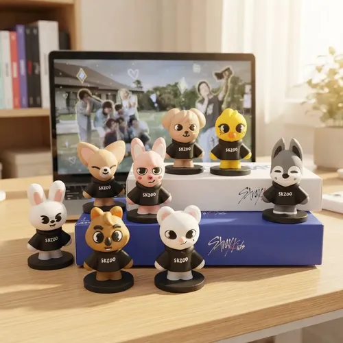 Skzoo Kit Completo 8 Miniaturas Stray Kids - Kpop Fanmade