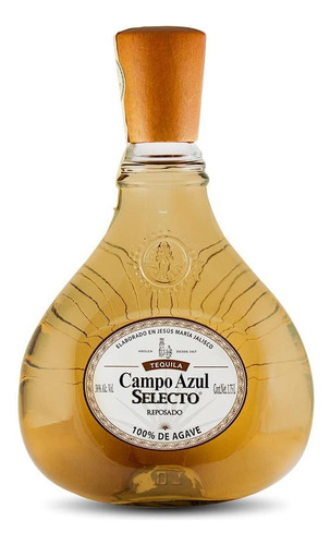 Pack De 4 Tequila Campo Azul Selecto Reposado 1.75 L