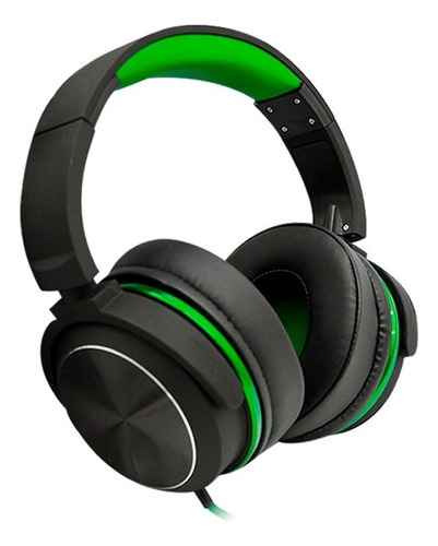 Audífonos Gamer Sentry Con Microfono Alámbrico Gx200 Gaming Color Verde