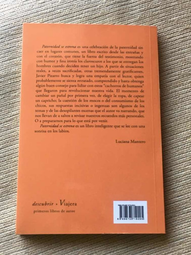 Libro Paternidad Se Estrena Javier Pizarro Viajera Editorial