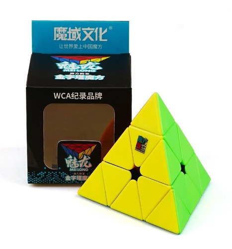 Cubo Rubik Pyraminx Moyu Mofang Jiaoshi Meilong Stickerless