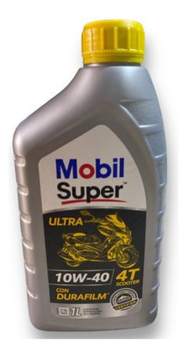 Aceite Mobil Scooter 10w40 Super 4t Ultra Original 