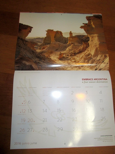Calendario Argentina 2016 Florian Von Der Fecht Boedo Caba (Usado)