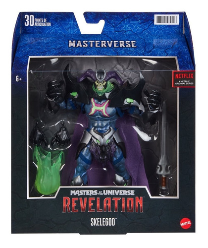 Motu Masters Of The Universe Revelation Skelegod Mattel
