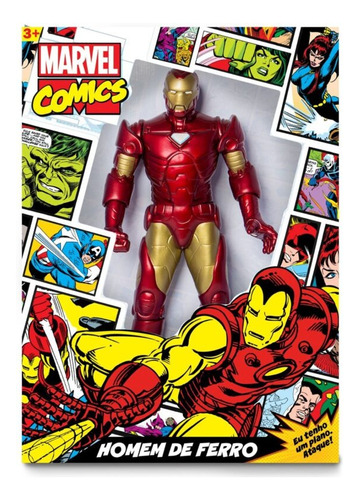 Muñeco Iron Man Comics- 50 Cm- Coleccionable- Original-