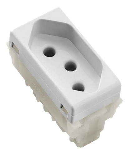 Kit 30 Módulo Tomada 10a Tramontina Liz Giz Lux² Plastibox