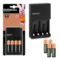 Comprar Cargador De Pilas Duracell + 4 Pilas Aa 2500mah 4-8 Horas