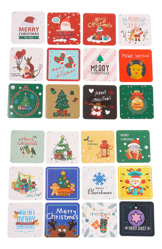 Mini Tarjetas De Felicitación Postales De Feliz Navidad Con