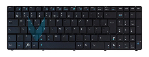 Teclado Para Asus Compatível Com Pn 04gnx31kuk01-1 Cor Conforme Imagens Do Anúncio