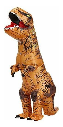 Disfraz Hombre - Disfraz Inflable De T-rex Para Adultos, Tra