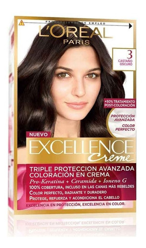 Coloración En Crema Tintura Kit Excellence Creme Loreal