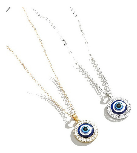 2 Piezas Collares Turcas Del Mal De Ojo Regalos Para Mujer