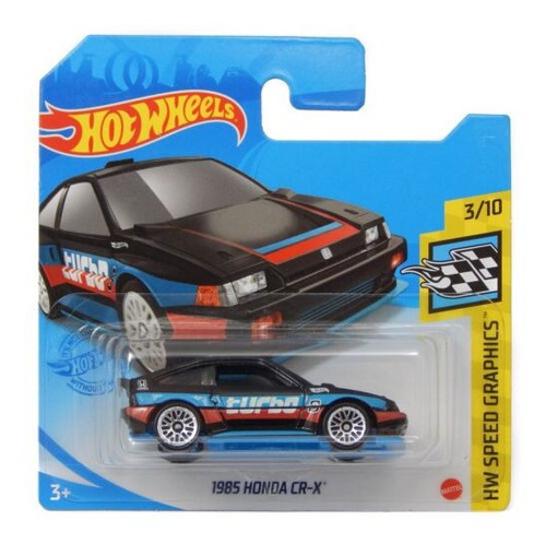 Hot Wheels # 3/10 - 1985 Honda Cr-x - 1/64 - Gtc57