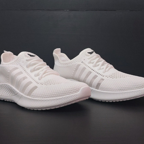 Imagen 3 de 3 de Tenis Calzado Zapatos Deportivos Blancos