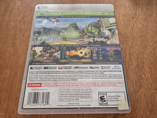Plants Vs Zombies Garden Warfare Ps3 (Reacondicionado)