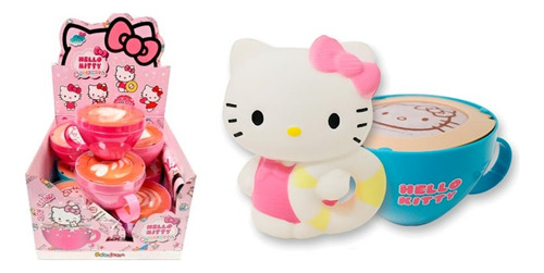 Sbabam Hello Kitty Cappuccino Celeste Squishy Sorpresa