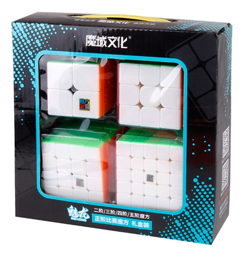 Caja De Regalo Moyu Cube Set Meilong 2345 Cubo, Juguete Educ