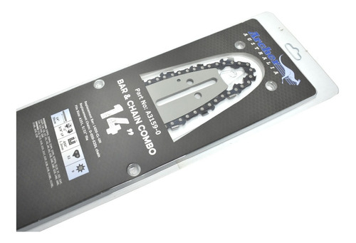 4 cadenas adecuado para Makita ea3202 35 cm 3/8" 52 TG 1,1 mm sierra cadena Espada 