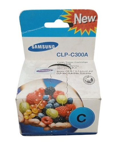 Cartucho De Toner Samsung Clp-c300a Cyan Nuevo Para Clp 30x