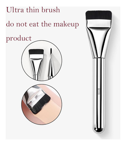 Brocha Para Base Brocha De Maquillaje Plana LĂquida Butiyo 1