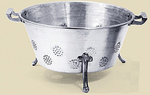 Imagen 3 de 3 de Cola Pastas De Aluminio 50 Cm Gastronomico Con Patas Y Asas