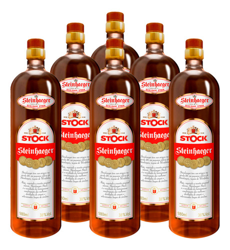 Steinhaeger Stock Garrafa 980ml 6 Unidades