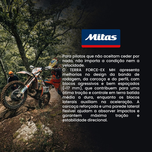 Pneu Enduro Trilha 120/100-18 Terra Force-ex Mh Super Light