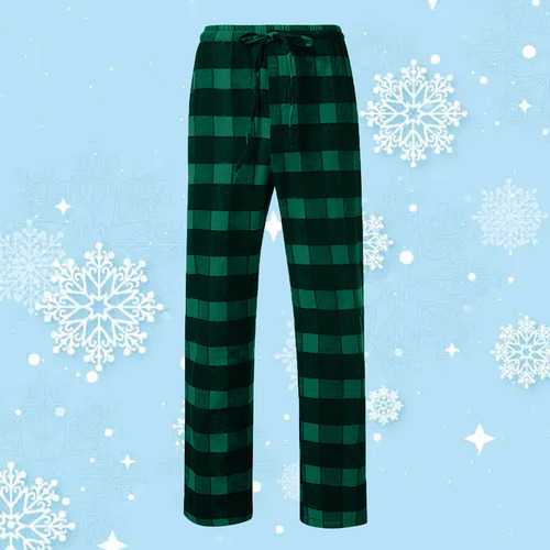 Pantalones De Pijama A Cuadros Deportivos Holgados Y Cómodos