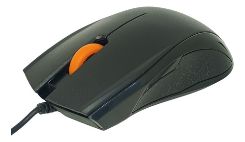 Mouse Para Pc Escritrorio Negro Cable Usb 1.5 Metros 1200dpi