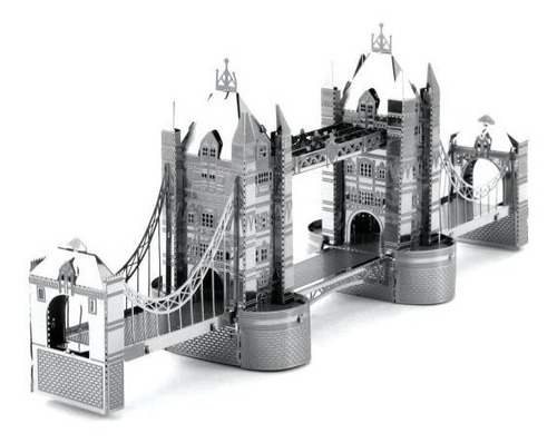 Figura Para Armar En Metal!! London Tower Bridge- Modelismo