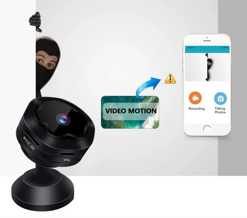 Mini Cámara Oculta Espía Wifi Hd 1080p Batería Visión Noctur