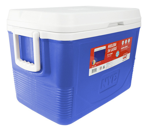 Hielera Gran Capacidad De Enfriamiento 54 Latas 45 Litros Color Color Al Azar