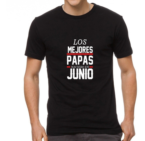 Playera De Fiestas Cleen Alexer El Mejor Papa Nacen Junio6