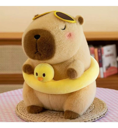 2 Peluches De Capibara 22cm Kawaii Regalo Para Niños