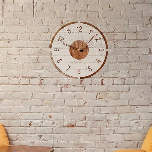 Reloj Colgante De Pared Fácil De Leer, 12 Números
