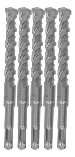 Broca En Espiral De 2 Ranuras, 5 Unidades, Brocas De Impacto