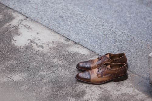 Zapato Cuero Hombre Briganti Acordonado Suela - Hcac00817 Dk
