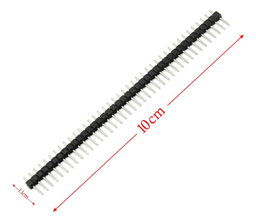 40pcs 0.100pulgadamacho Y Hembra Pin Header Connector 40pin