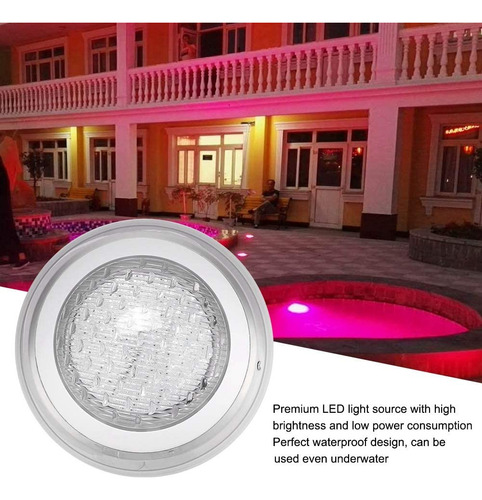 Luz Subacuática Led Rgb Ip68 Impermeable Control Remoto 25w