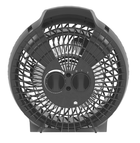 Imagen 4 de 4 de Caloventor Liliana Cfh420 Negro 1000-2000w 220v-240v