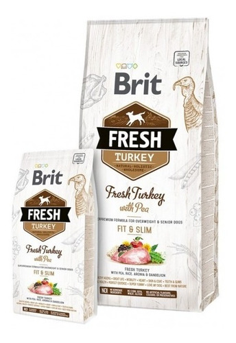 Brit Fresh Turkey With Pea Fit & Slim Light 12kg 