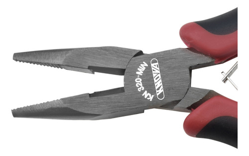 Pinza Miniatura Punta Y Corte Kn 320-min Knova Color Rojo