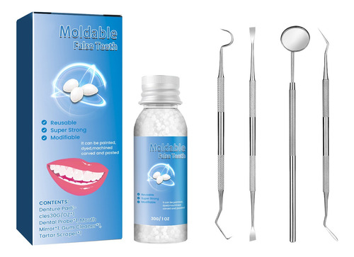 Kit De Reparo De Dentes I Dentes Falsos Para Fixação Temporá