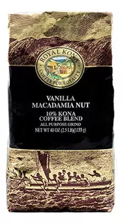 Royal Kona Coffee Vanilla Macadamia Nut 10% Kona Coffee Grou