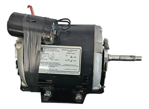 Motor Monofasico 1/2hp 115v Flecha De 1/2 Marca Emerson (Usado)